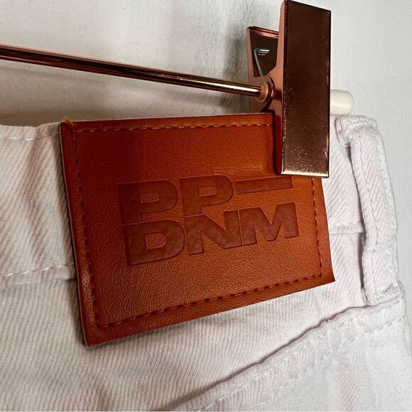 Princess Polly white distressed wide leg jeans - Picture 3 of 10